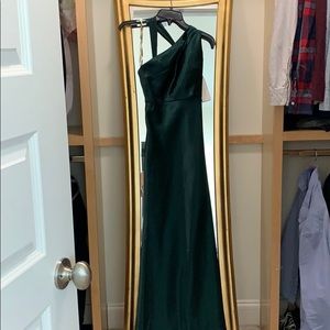 Jenny Yoo Lena dress in Emerald